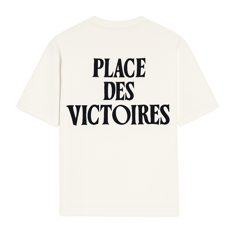 T-shirt Creme Ami de Coeur Place des Victoires