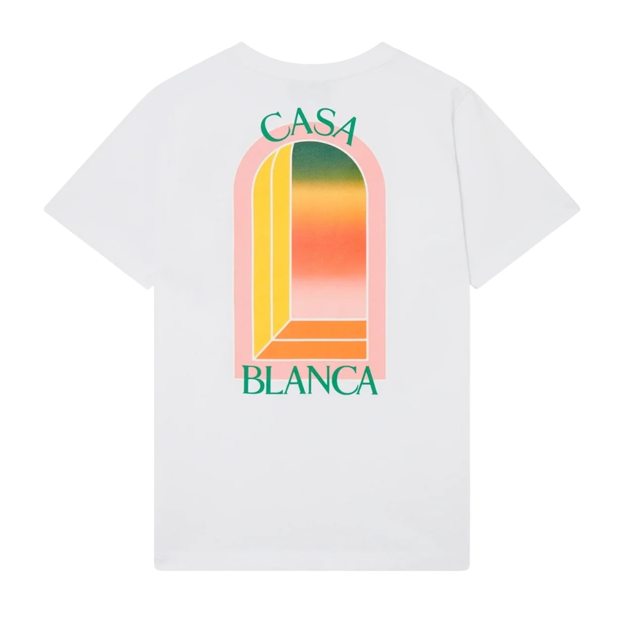 T‑Shirt Casablanca Gradient L'Arche White