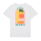T‑Shirt Casablanca Gradient L'Arche White