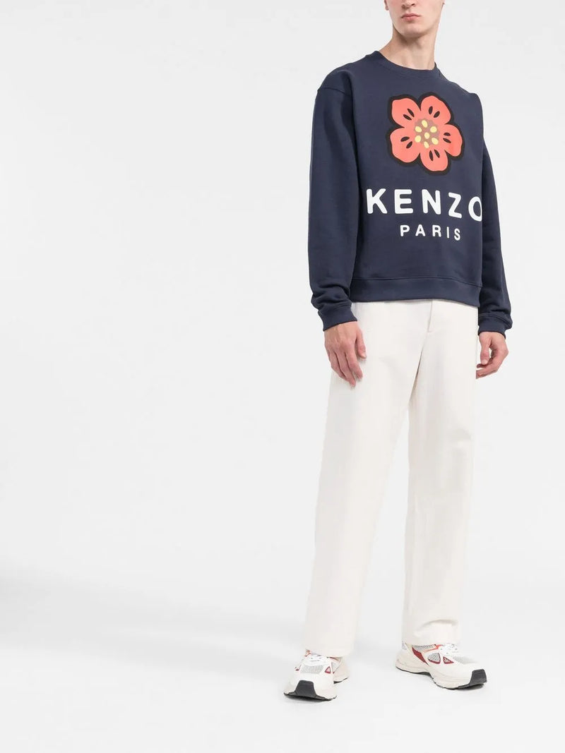 Sweatshirt Kenzo Flowers Navy