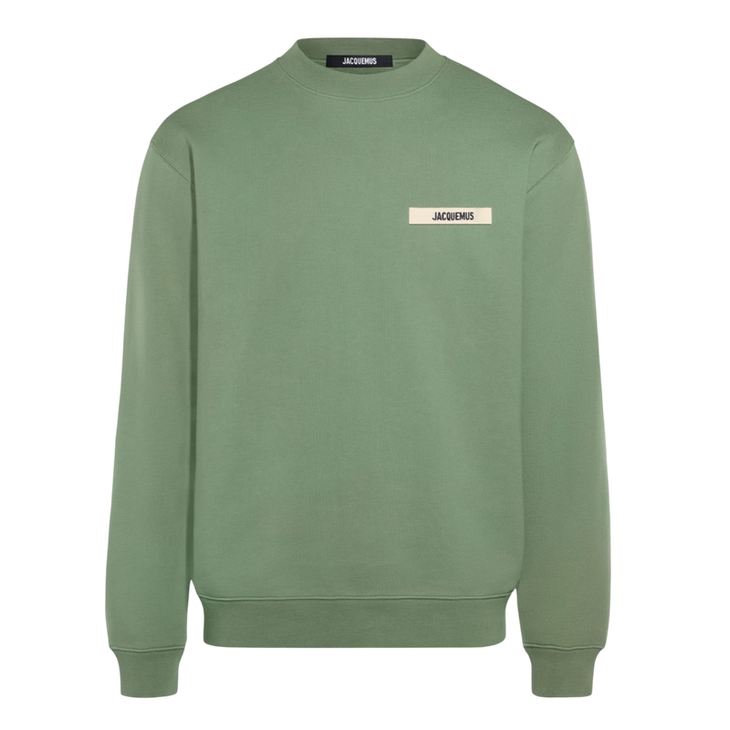 Le Sweatshirt Gros Grain Jacquemus Khaki