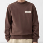 Le Sweatshirt Gros Grain Jacquemus Dark Brown