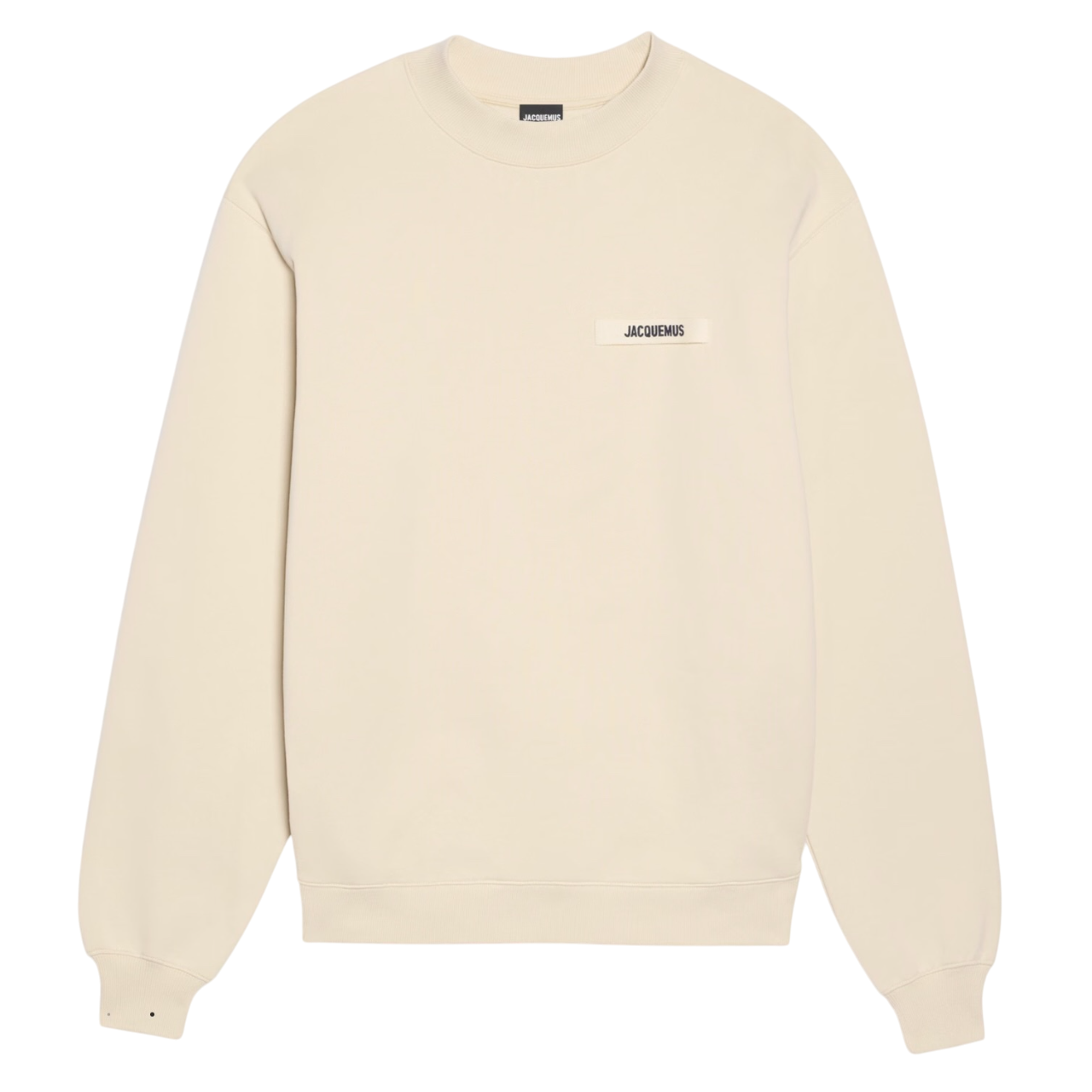 Le Sweatshirt Gros Grain Jacquemus Cream