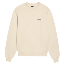 Le Sweatshirt Gros Grain Jacquemus Cream