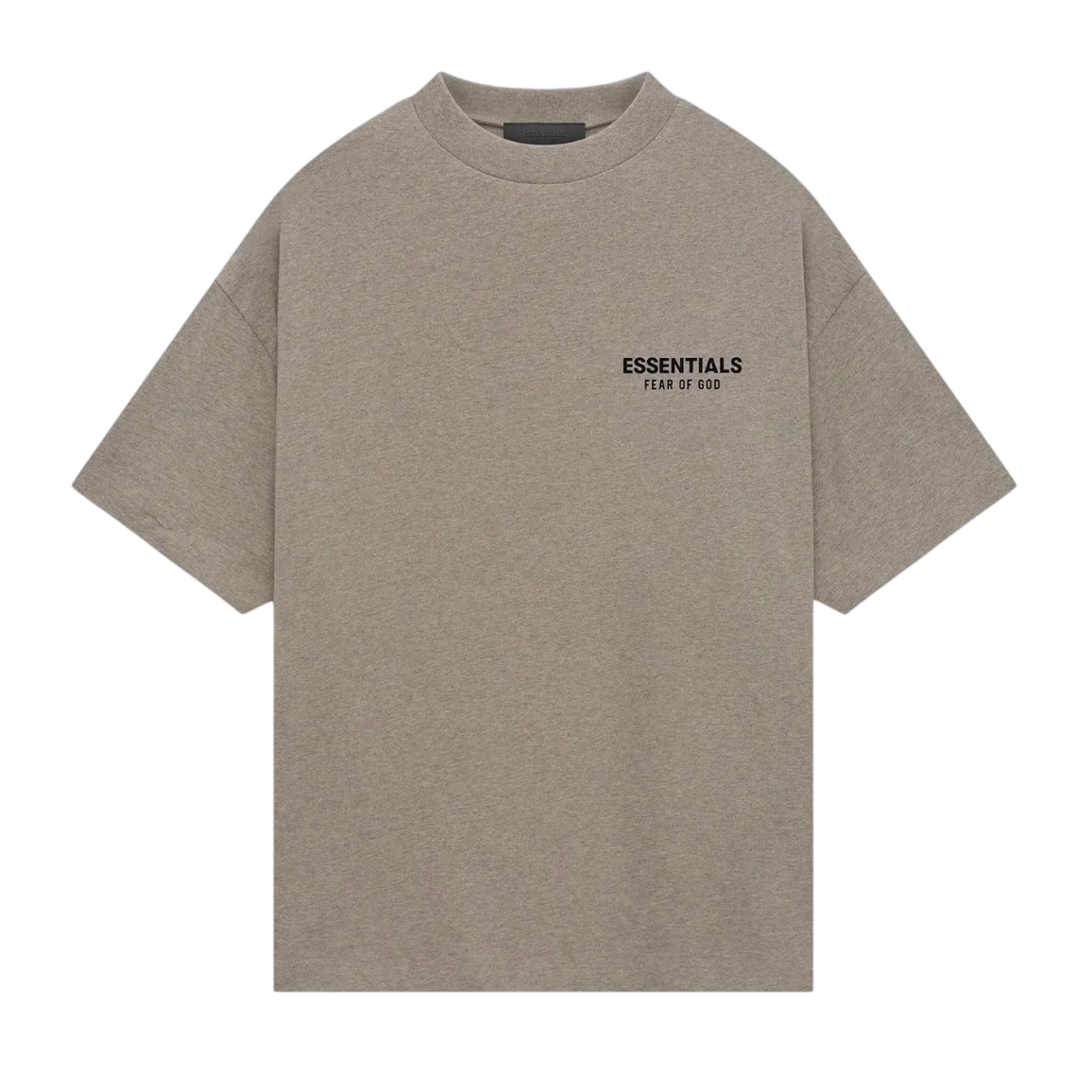 Fear of God Essentials Jersey Crewneck Tee Heather Grey
