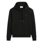 Hoodie Noir Ami de Coeur en Coton