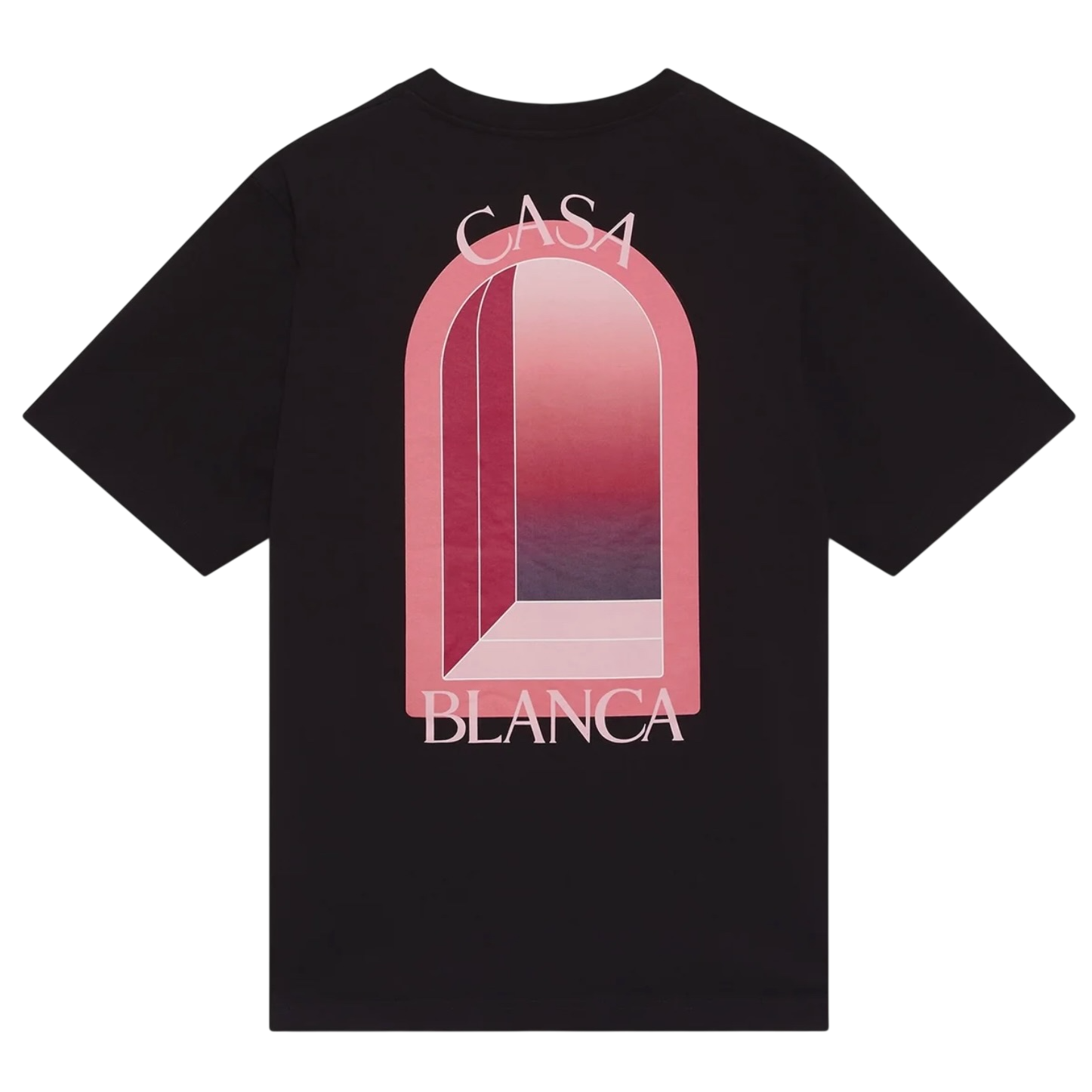 T-shirt Casablanca l'Arche Colorée Black Pink