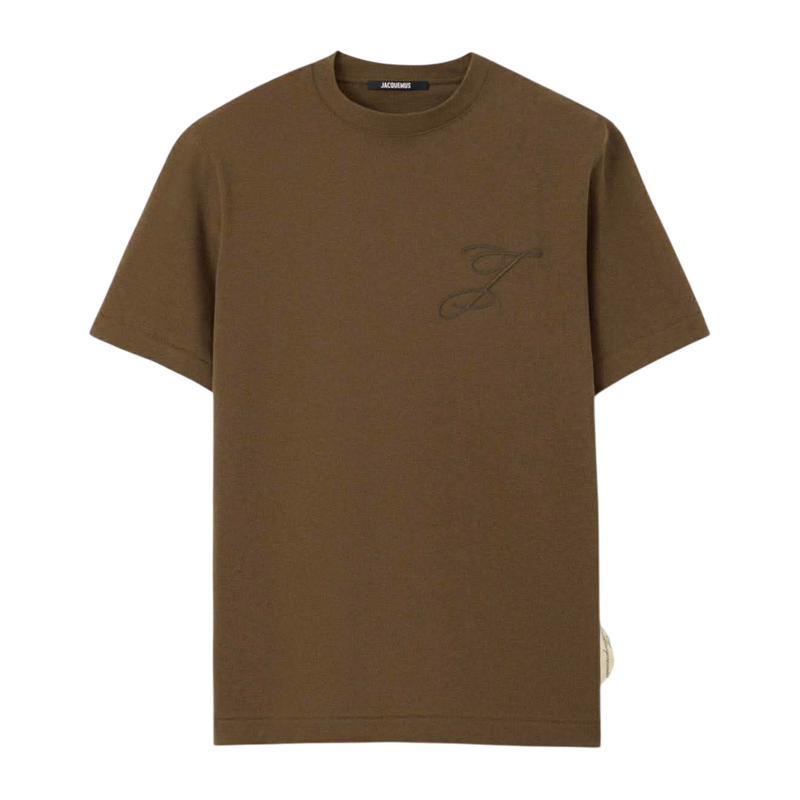Le t-shirt Logo Jacquemus Khaki