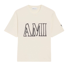 T-shirt Ami Imprimé Crème En Coton