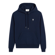 Hoodie Bleu Marine Ami de Coeur Blanc en Coton