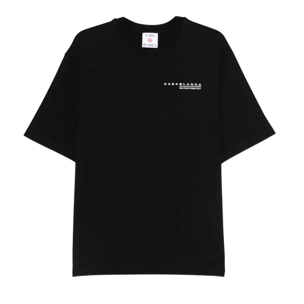 T‑shirt Casablanca Oversized Glitch Orchid