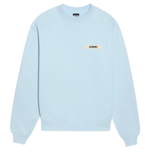 Le Sweatshirt Gros Grain Jacquemus Light Blue