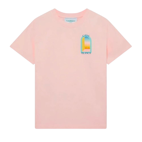 T-shirt Casablanca l'Arche Colorée Pink