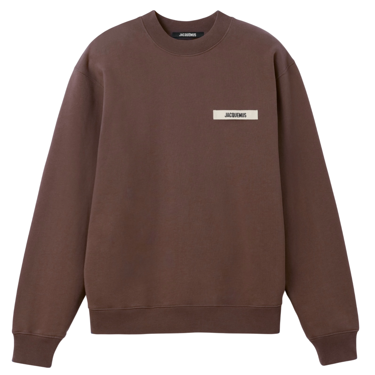 Le Sweatshirt Gros Grain Jacquemus Dark Brown