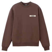 Le Sweatshirt Gros Grain Jacquemus Dark Brown