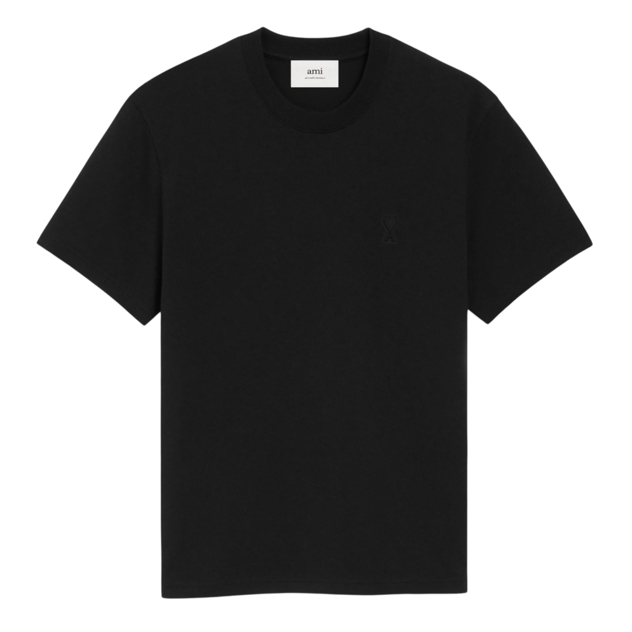 T-shirt Noir Ami de Coeur en Coton Biologique