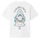 T-shirt Casablanca Hotel Emblem White