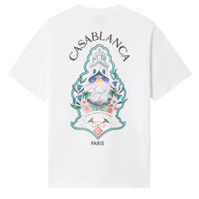 T-shirt Casablanca Hotel Emblem White