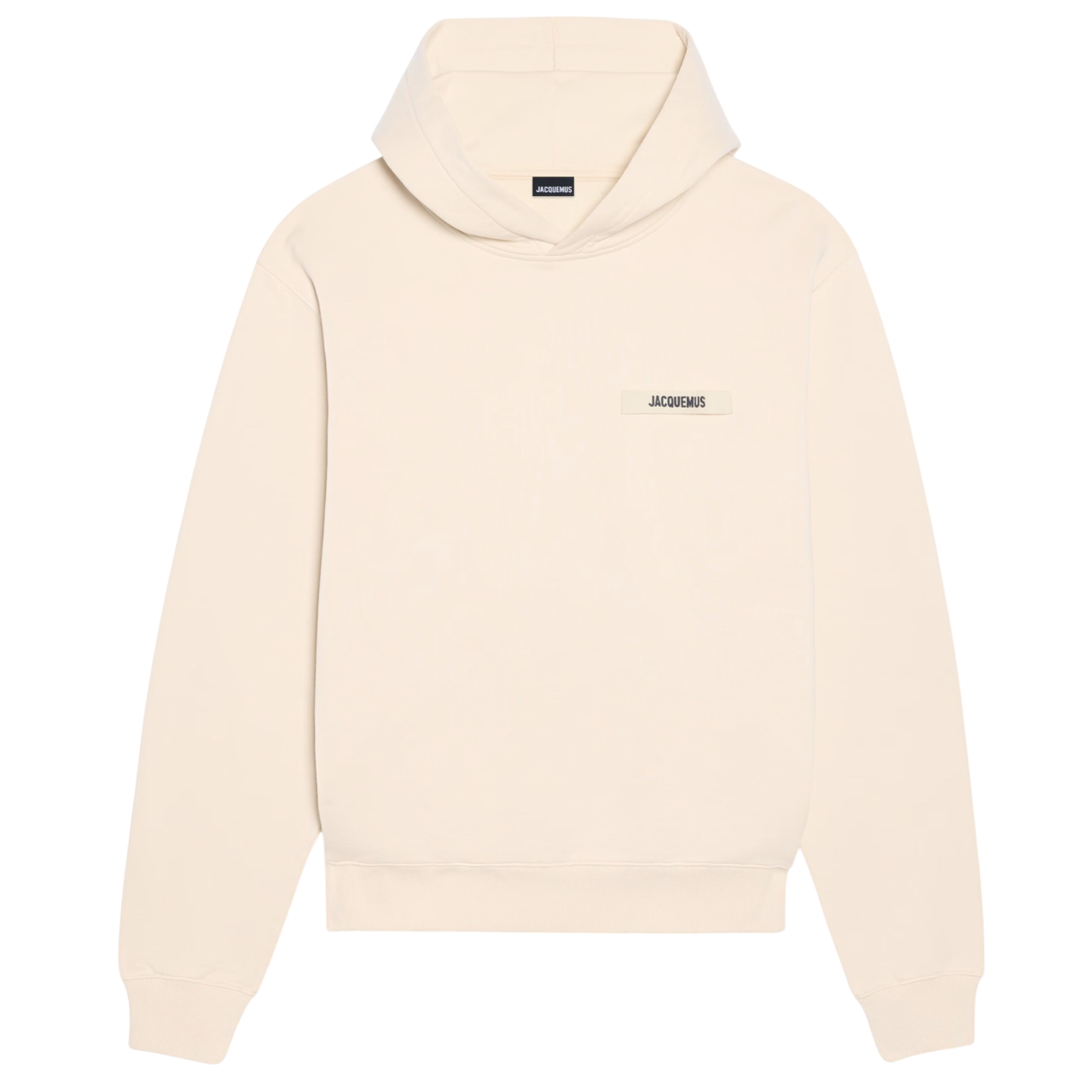 Le Hoodie Gros Grain Jacquemus Cream