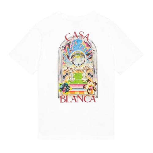 T-shirt Casablanca Landscape White