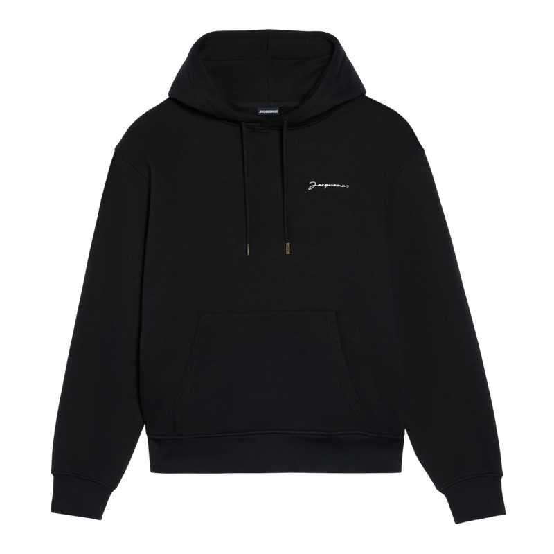 Le Hoodie Jacquemus Noir Brodé