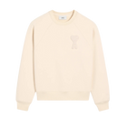 Sweatshirt Beige Patch Beige Ami de Coeur En Coton