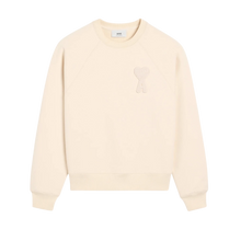 Sweatshirt Beige Patch Beige Ami de Coeur En Coton