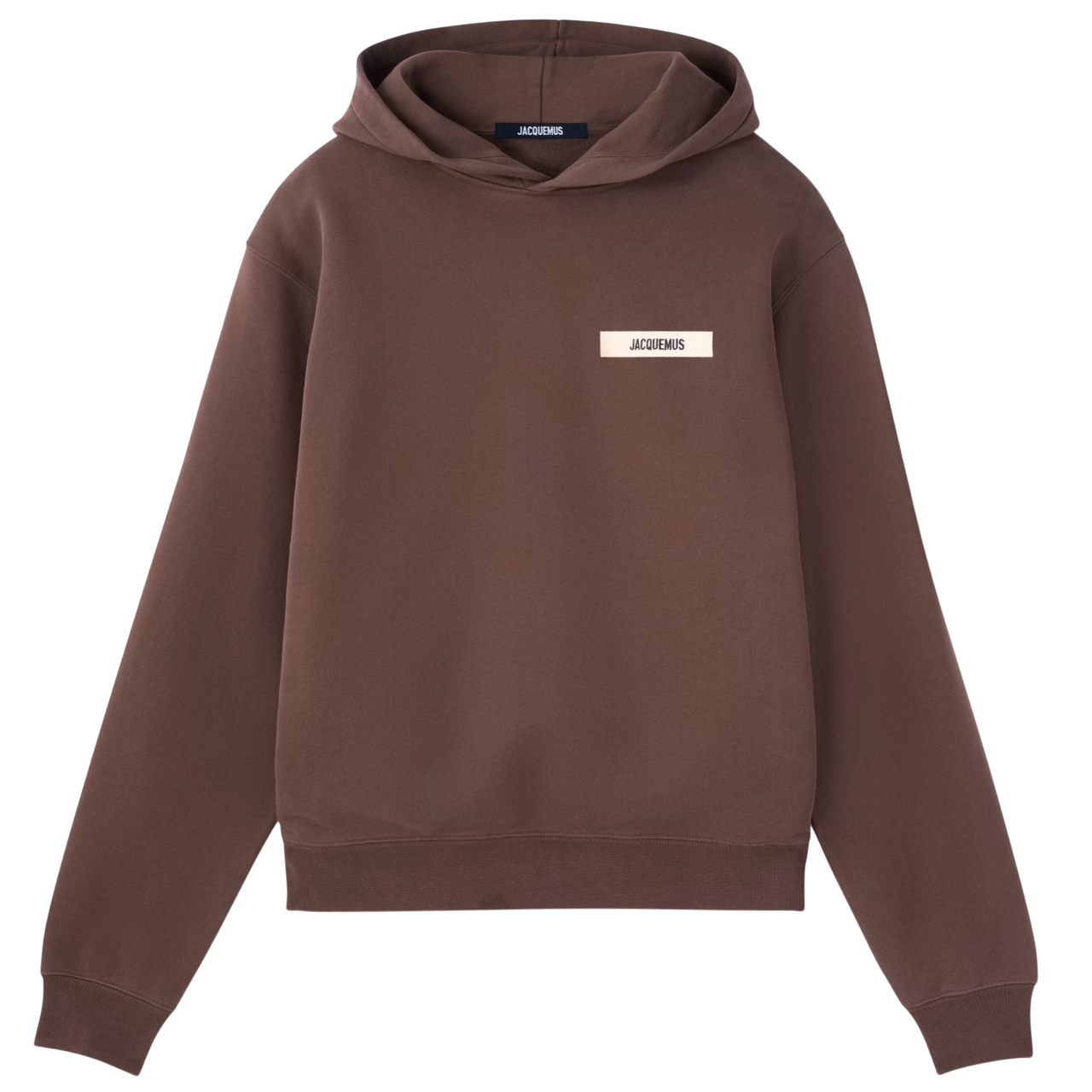 Le Hoodie Gros Grain Jacquemus Dark Brown