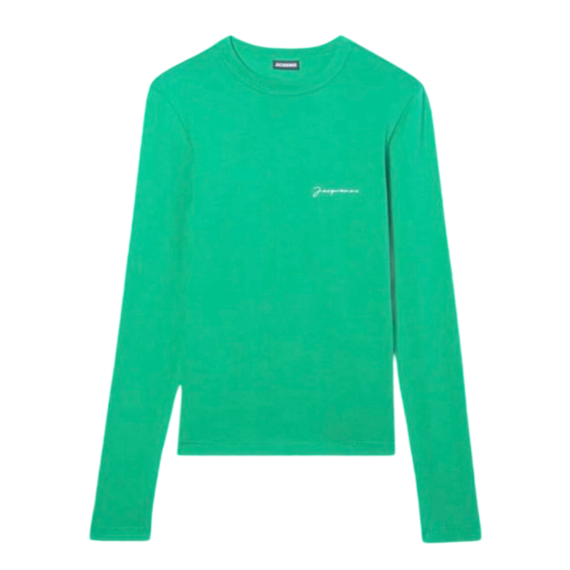 Le t-shirt Brodé Jacquemus Manches Longues Green