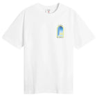 T-shirt Casablanca l'Arche Colorée Lime