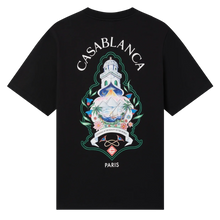 T-shirt Casablanca Hotel Emblem Black