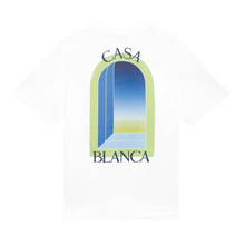 T-shirt Casablanca l'Arche Colorée Lime