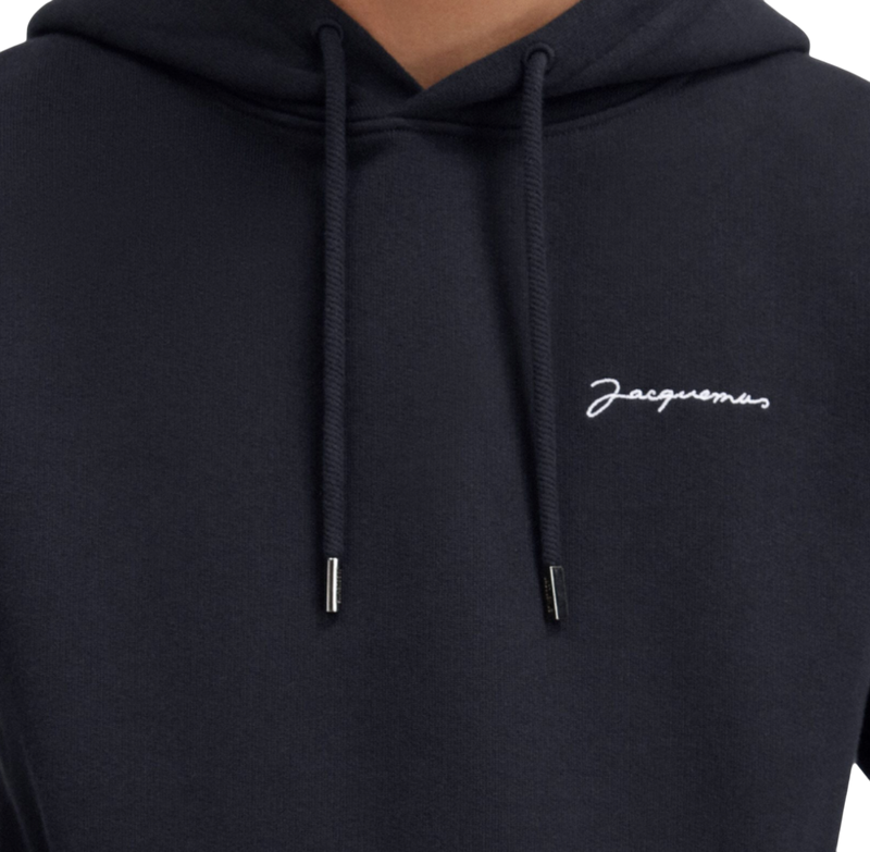 Le Hoodie Jacquemus Noir Brodé
