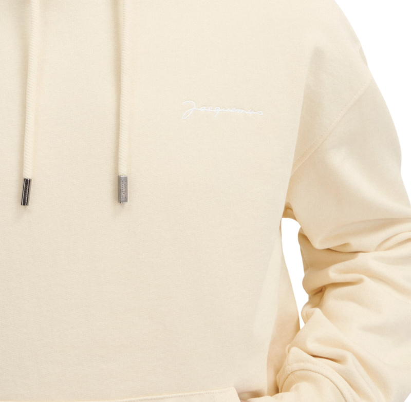 Le Hoodie Jacquemus Beige Brodé