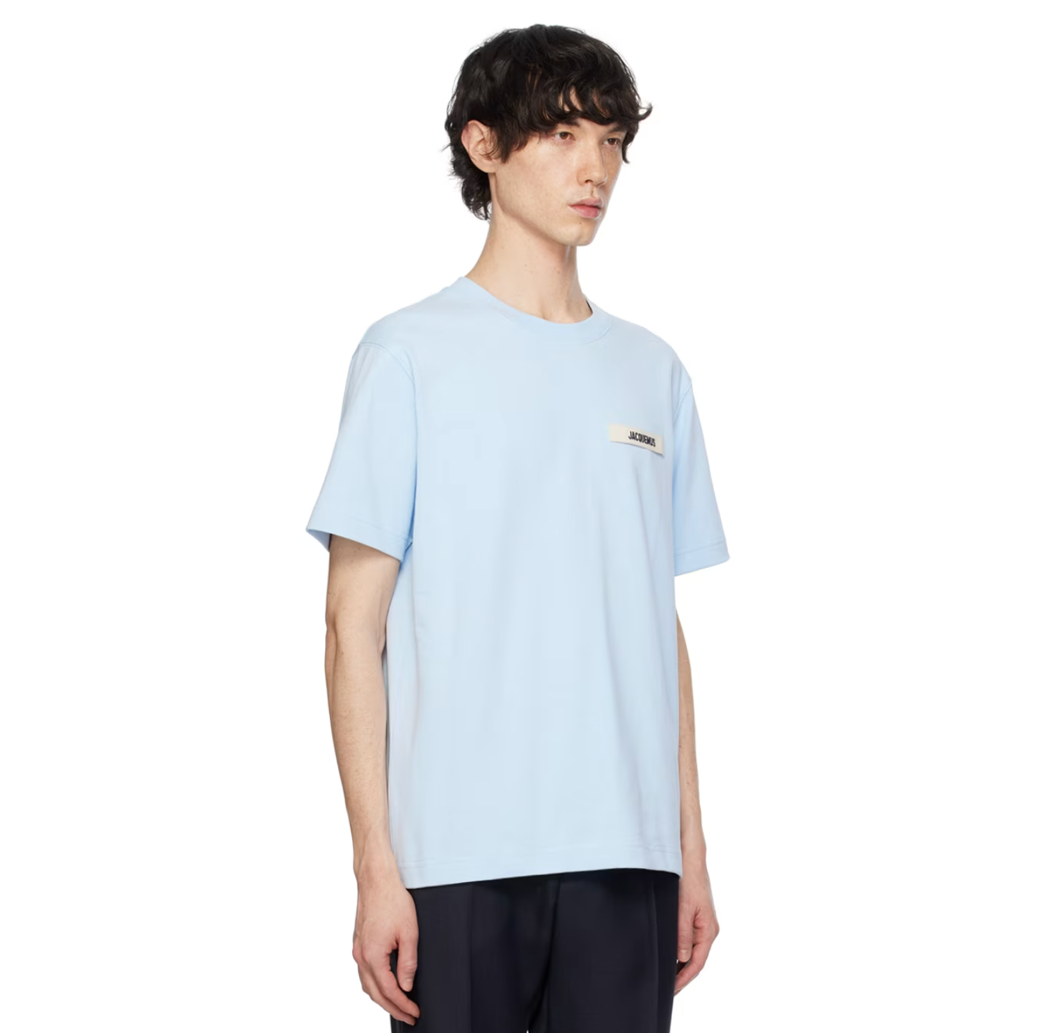 Le T-shirt Gros Grain Jacquemus Light Blue