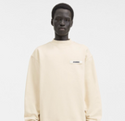 Le Sweatshirt Gros Grain Jacquemus Cream