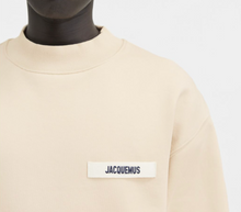 Le Sweatshirt Gros Grain Jacquemus Cream