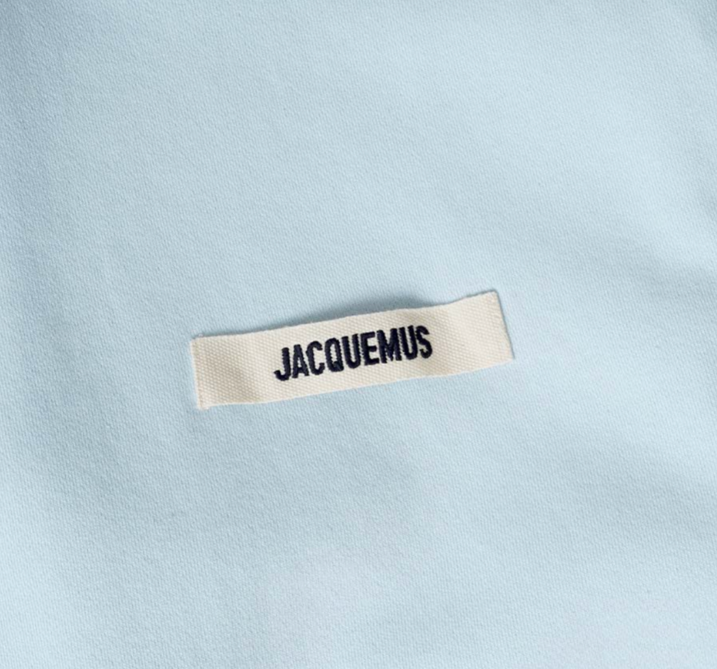 Le Sweatshirt Gros Grain Jacquemus Light Blue
