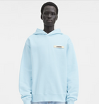 Le Hoodie Gros Grain Jacquemus Light Blue