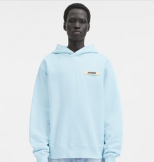 Le Hoodie Gros Grain Jacquemus Light Blue