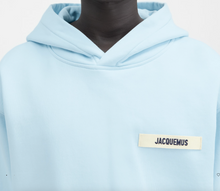 Le Hoodie Gros Grain Jacquemus Light Blue