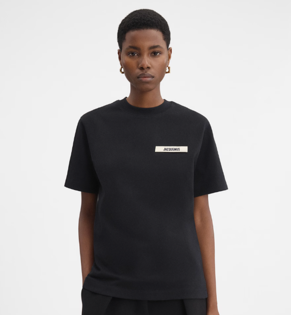 Le t-shirt Gros Grain Jacquemus Black
