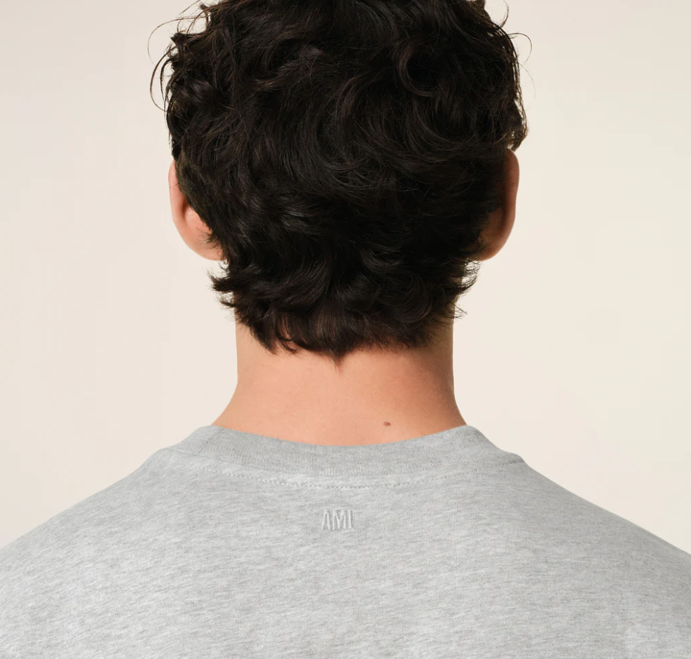 T-shirt Gris Ami de Coeur en Coton