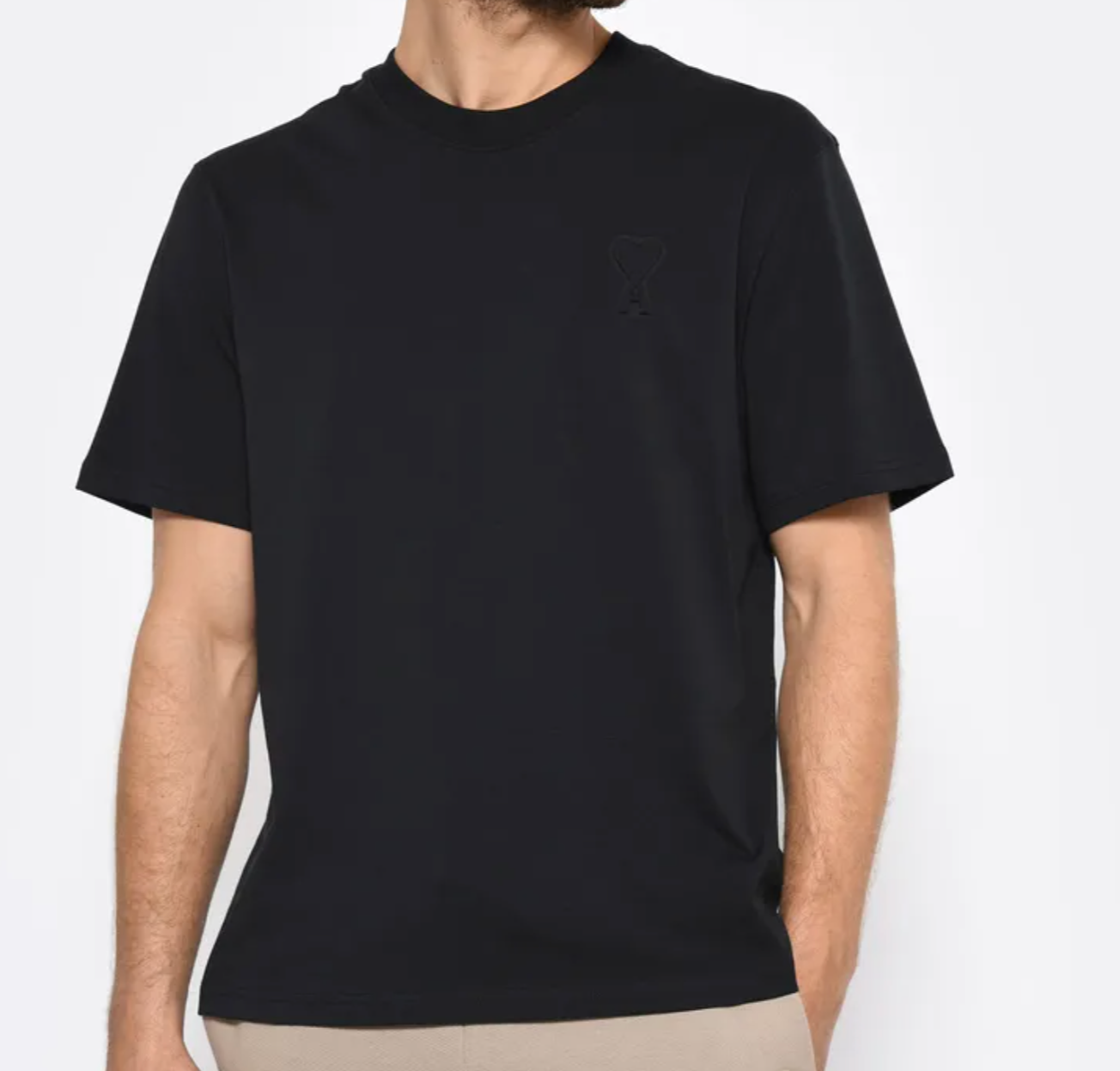 T-shirt Noir Loose Ami de Coeur