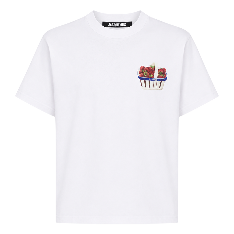 Le t-shirt Fraises Jacquemus White
