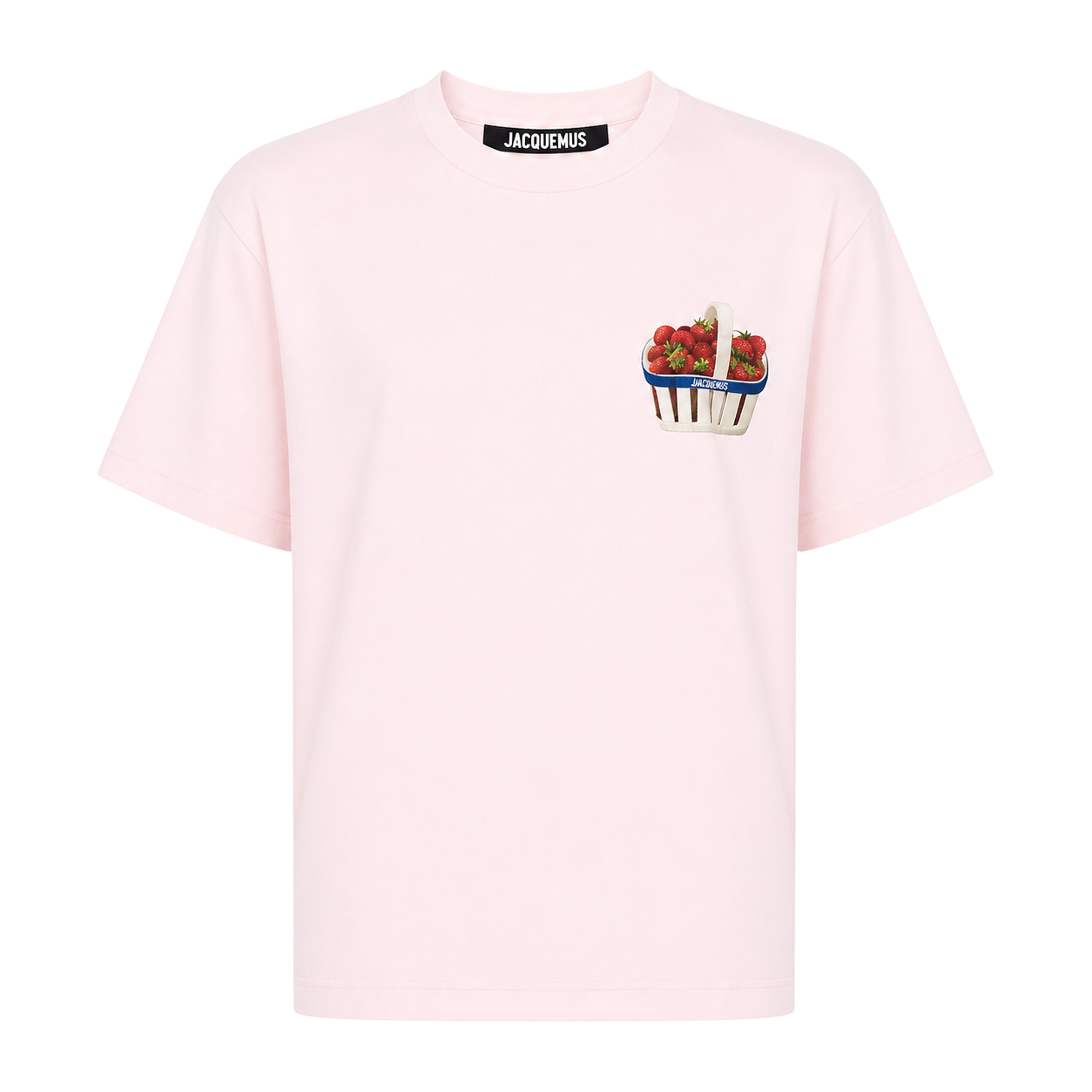 Le t-shirt Fraises Jacquemus Light Pink
