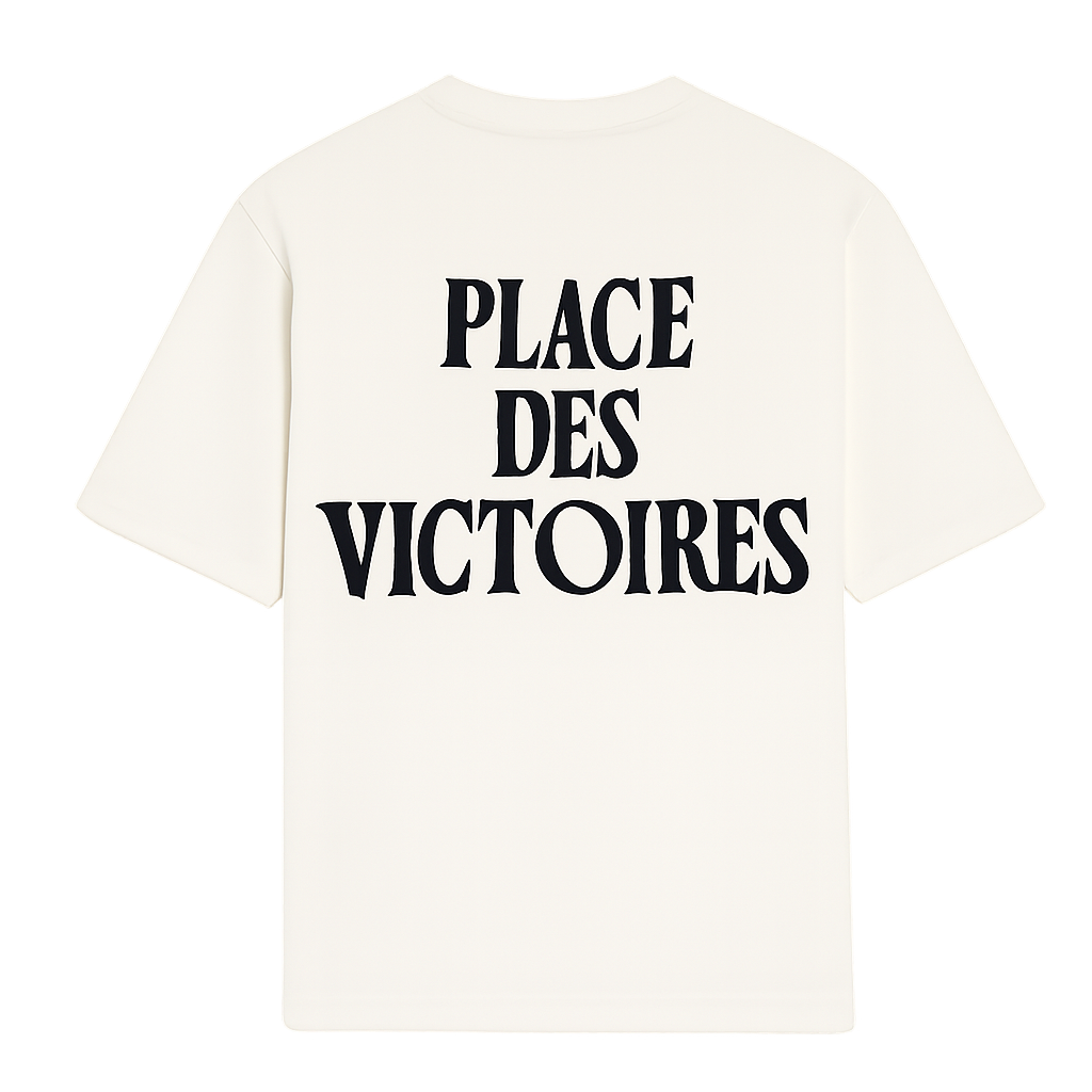T-shirt Creme Ami de Coeur Place des Victoires