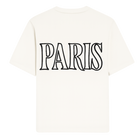 T-shirt Ami Imprimé Crème En Coton