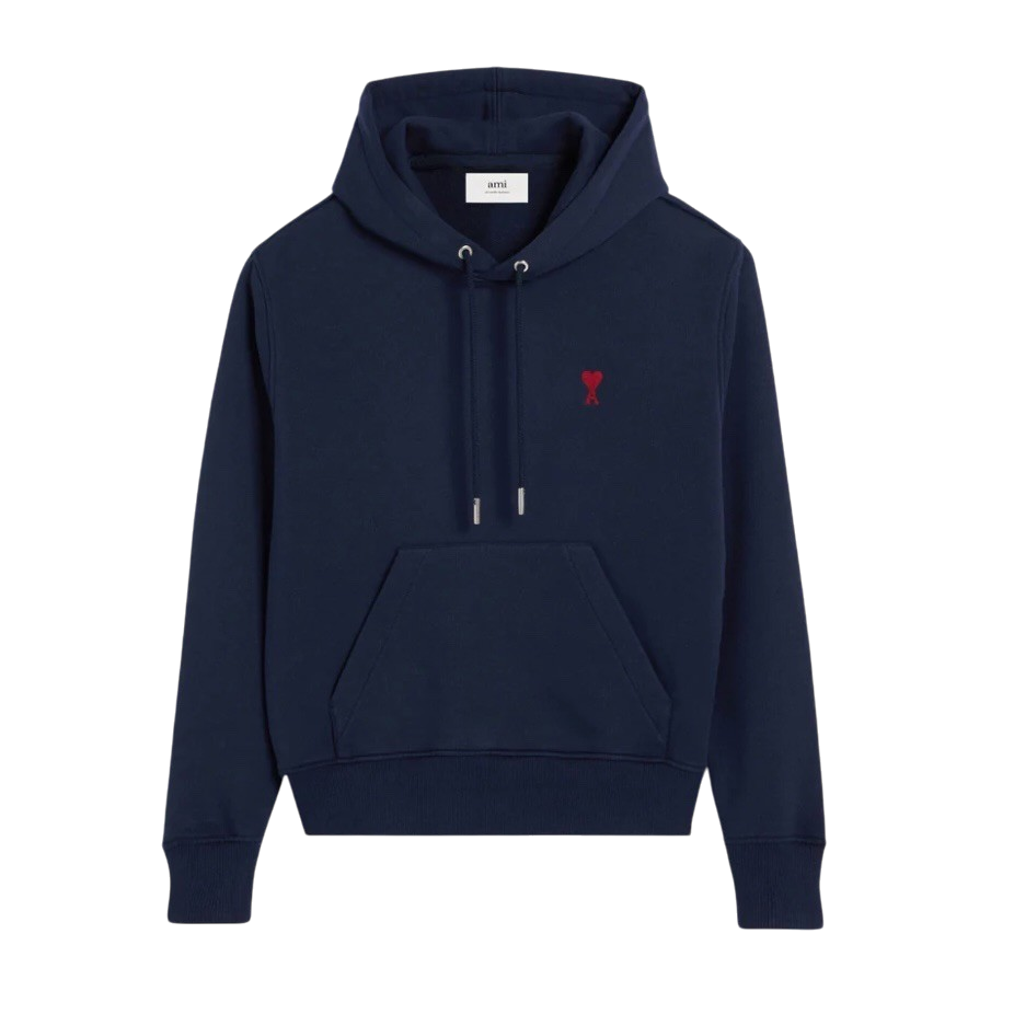 Hoodie Marine Ami de Coeur en Coton