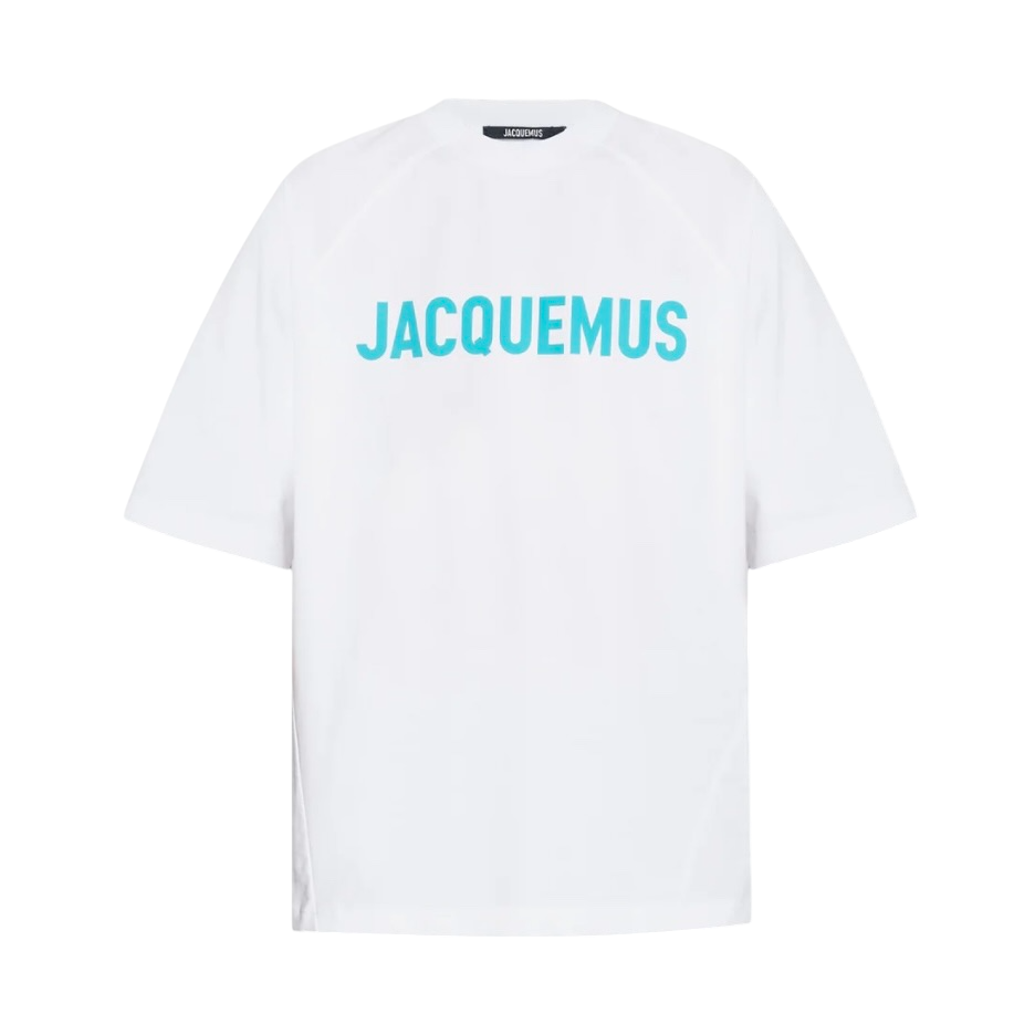 Le t-shirt Typo Jacquemus White Blue